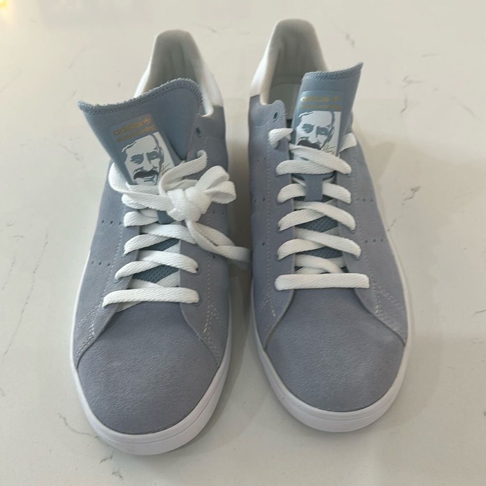 Adidas skateboarding Stan smith light blue suede